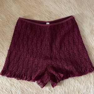Free People Lace Shorts